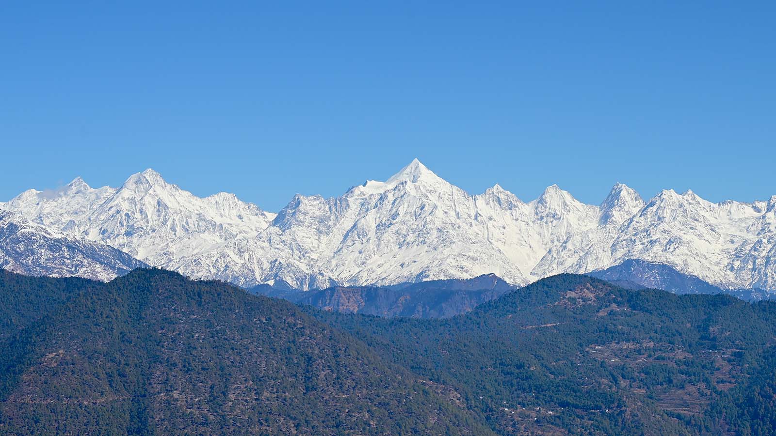 Nanda Devi Peaks from Chaukori